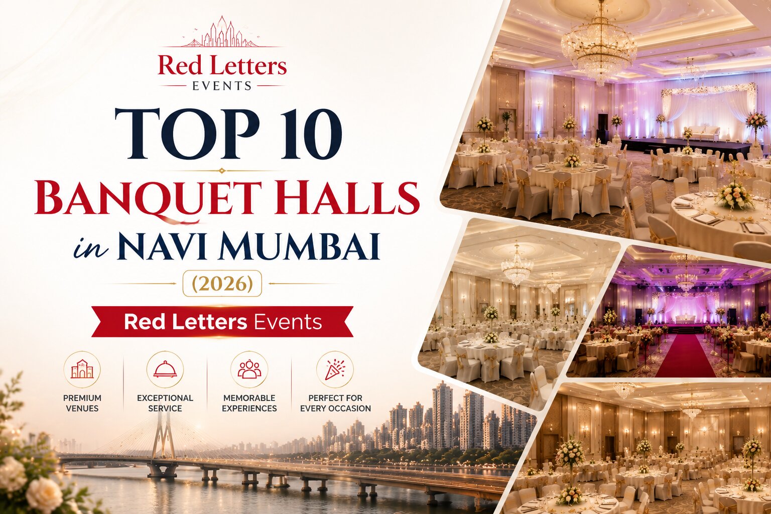 Top 10 Banquet Halls in Navi Mumbai (2026) _ Red Letters Events